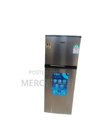 Von 138L Double Door Refrigerator