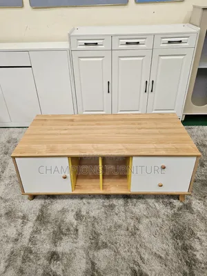 Modern Low Coffee Table With Drawers