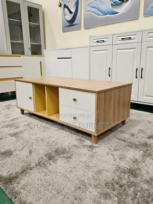 Modern Low Coffee Table With Drawers