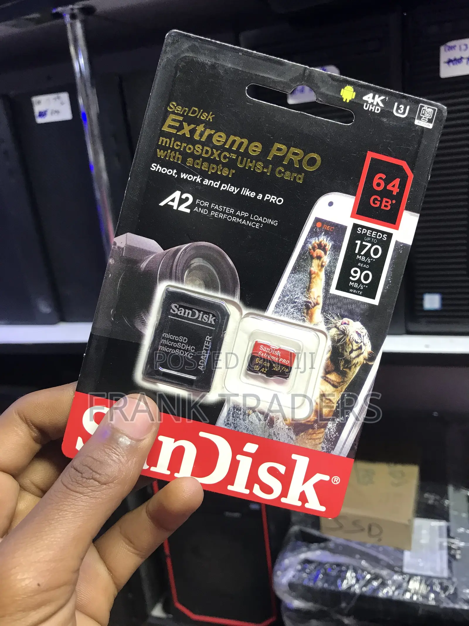 Sandisk 64gb Extreme Pro Memory Card With Adapter
