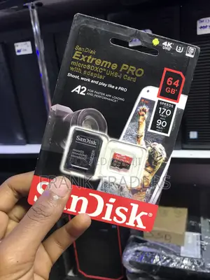 Sandisk 64gb Extreme Pro Memory Card With Adapter