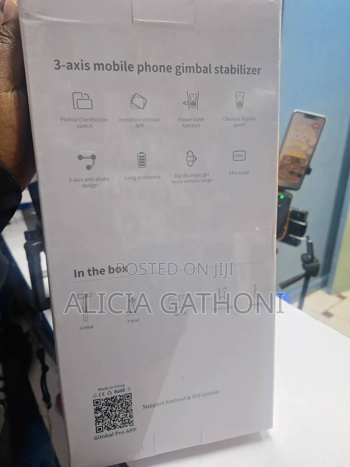 S5B 3 Axis Universal Gimbal With Bluetooth