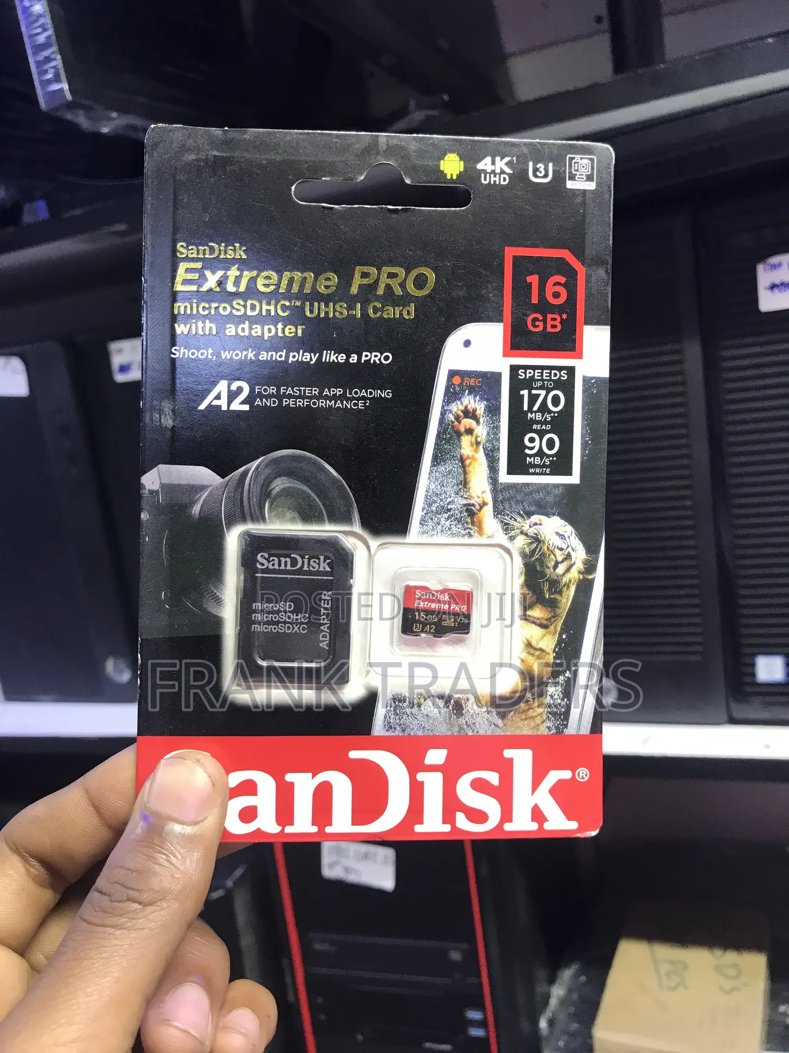 Sandisk 16gb Extreme Pro Memory Card With Adapter