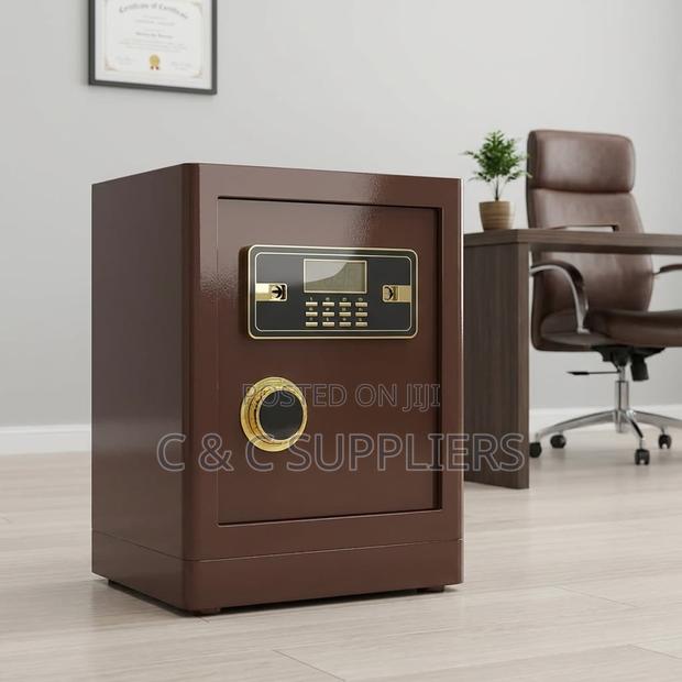 Brown Digital Fireproof Safe-40Kgs. - thumbnail 2