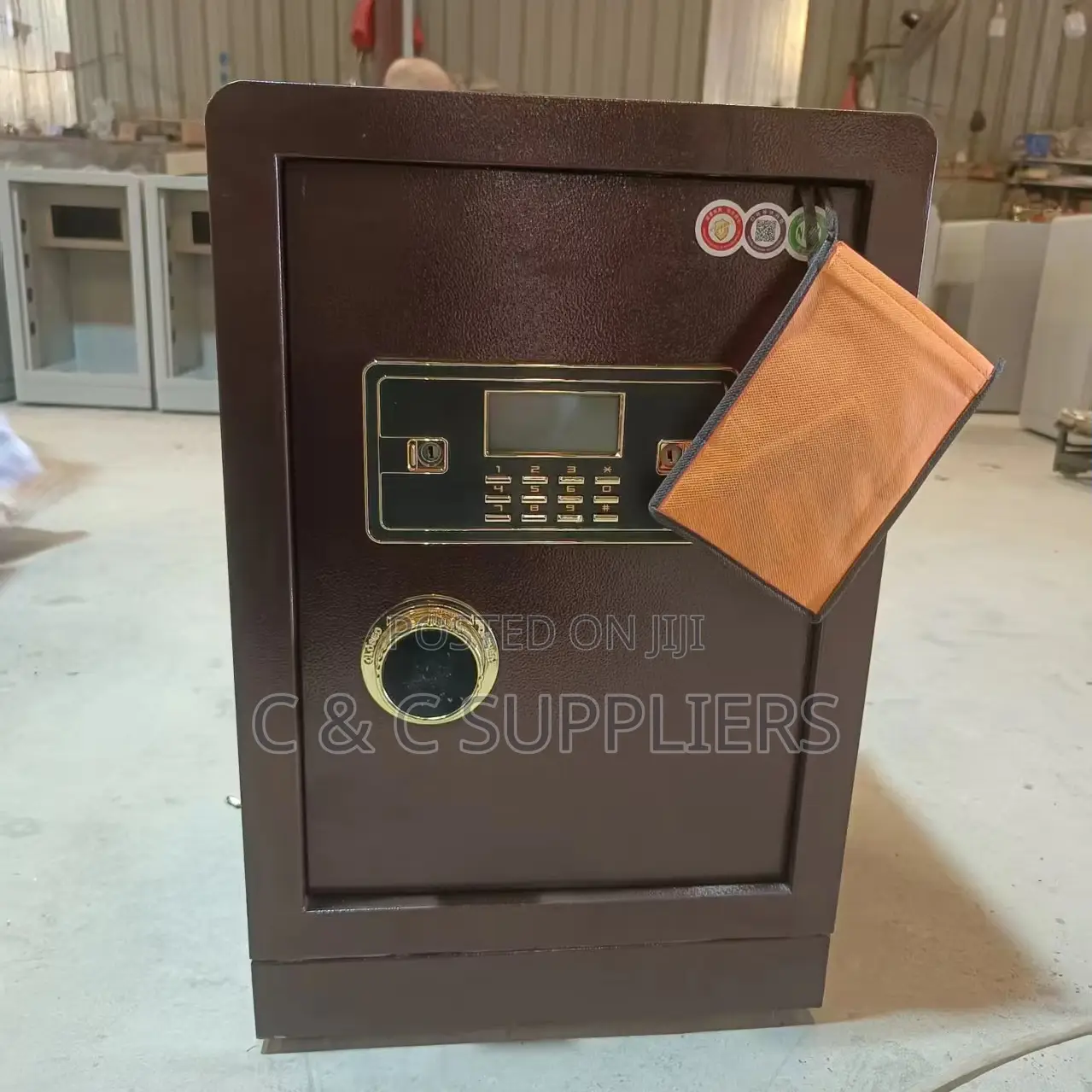 Brown Digital Fireproof Safe-40Kgs.