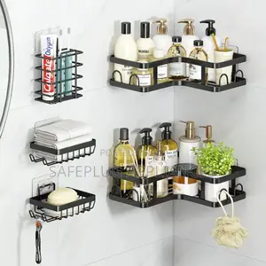 Multipurpose 5pcs Set Rectangularshower Candy Wall Organiser