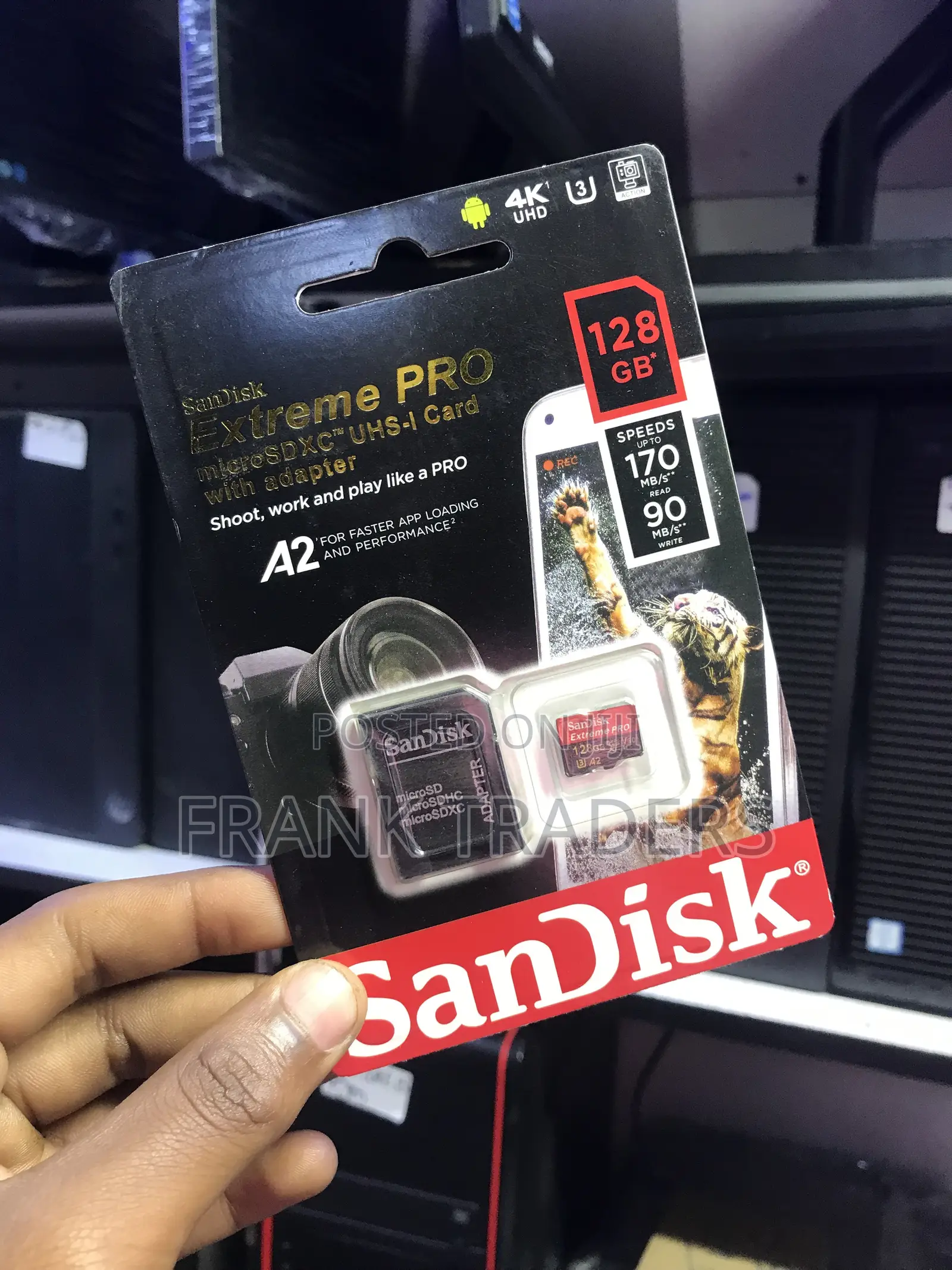 Sandisk 128 gbExtreme Pro Memory Card With Adapter