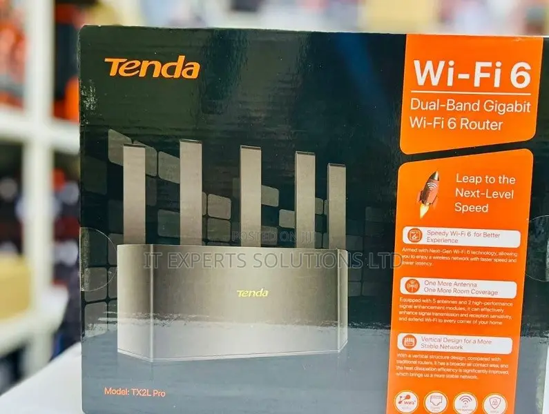 Tenda Tx2l Pro Dual Band Gigabit Wi-Fi 6 Router