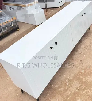 Executive Box TV Stand With Marble Top @