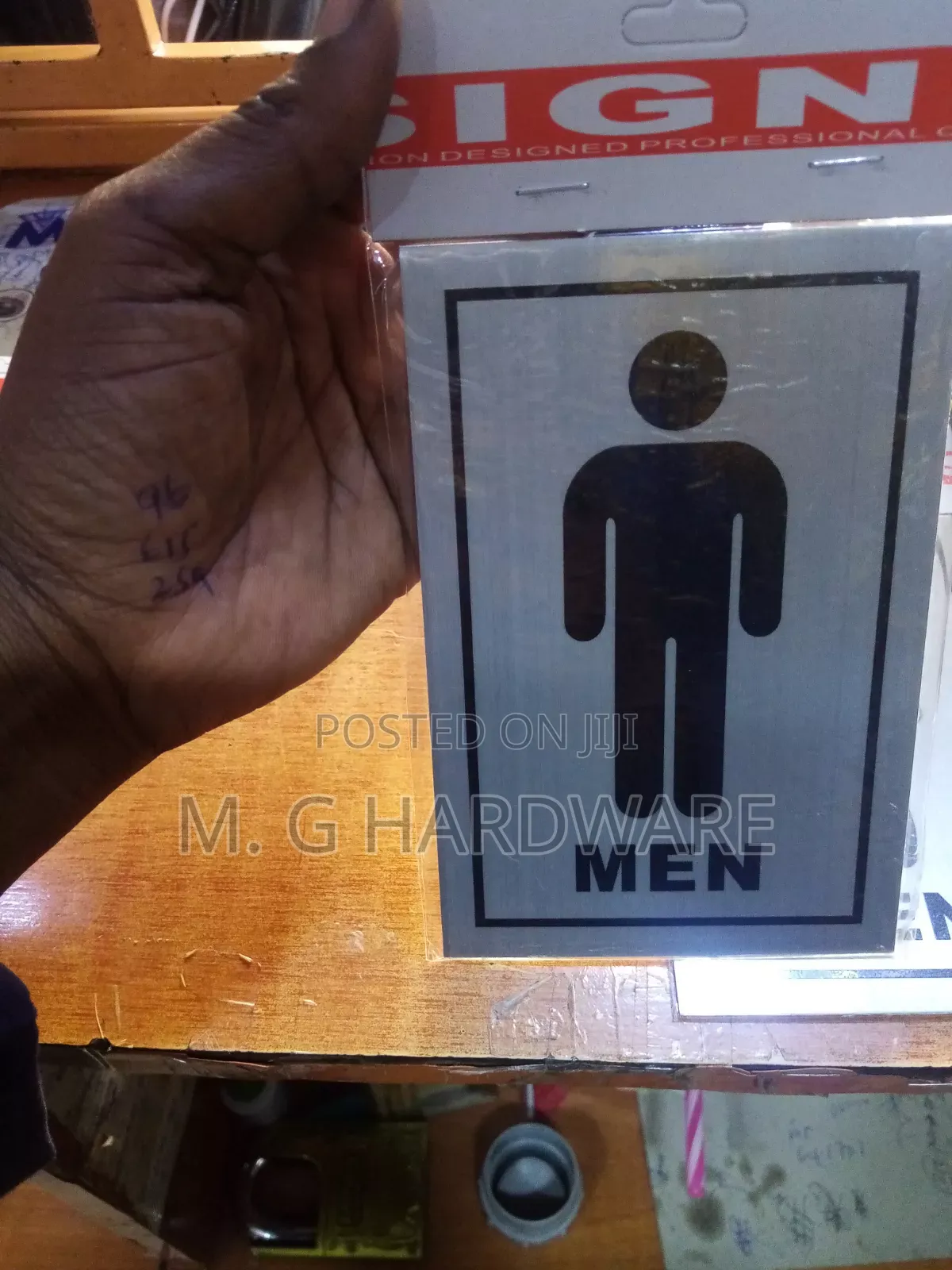 Men Toilet Sign