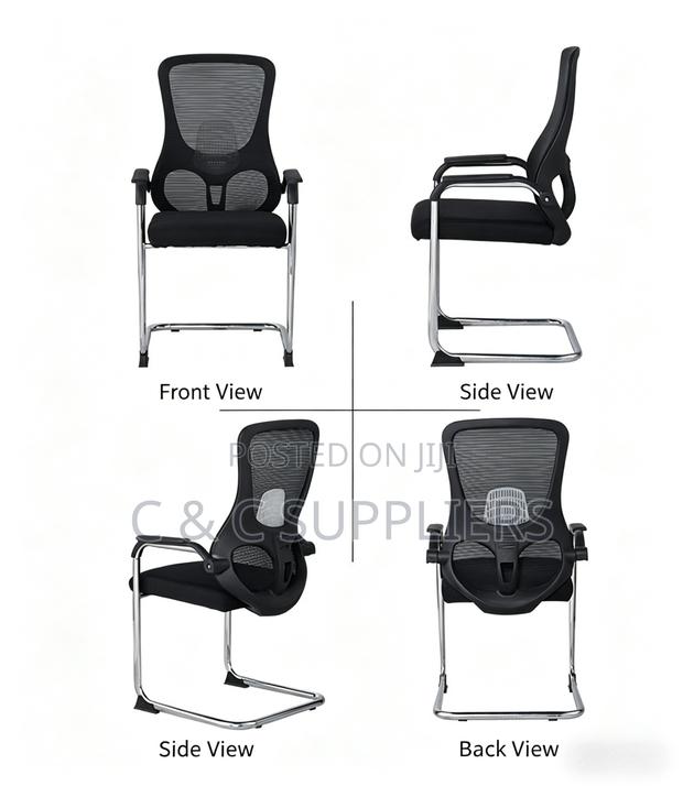 Executive Mesh Visitors Chair. - thumbnail 9