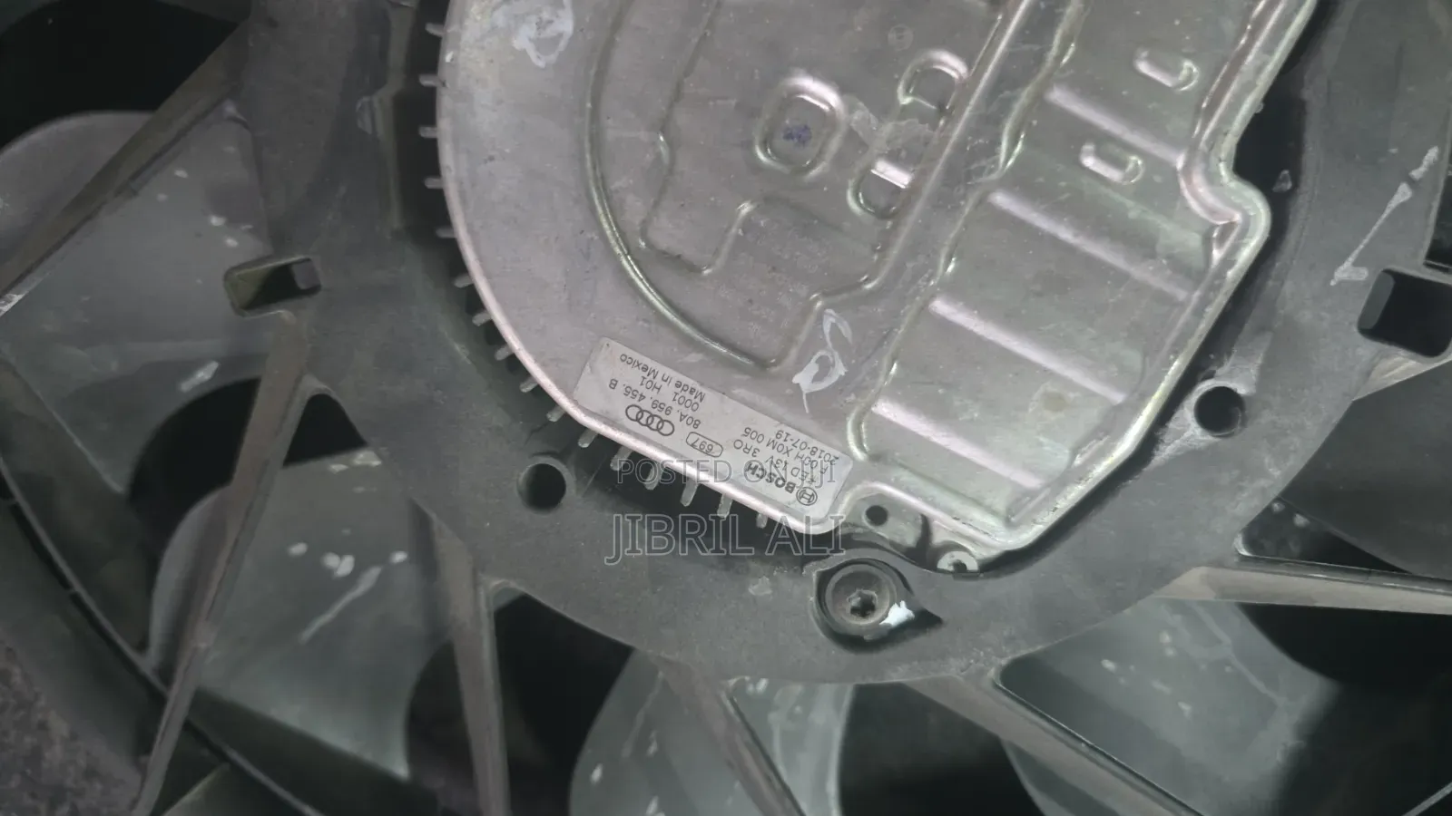 Audi Radiator and AC Fan Shroud