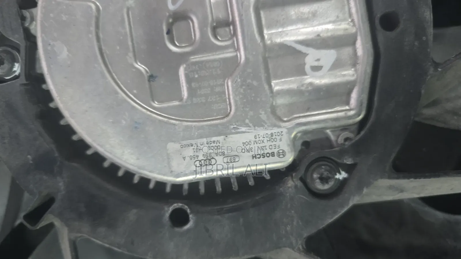 Audi Radiator and AC Fan Shroud