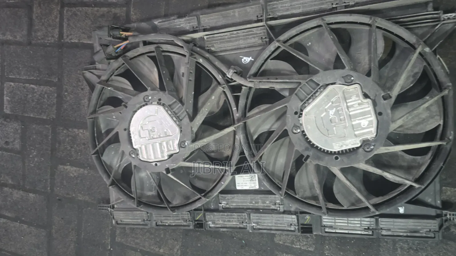 Audi Radiator and AC Fan Shroud