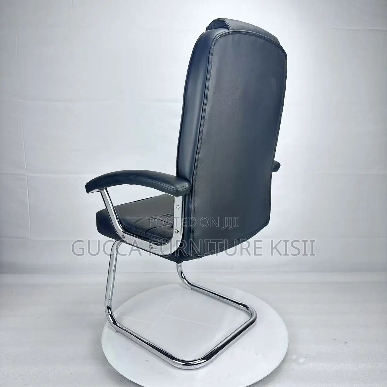 Office Chair; Leather Executive Visitor's Office Seat