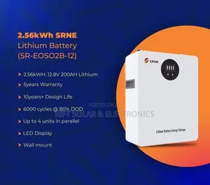 SRNE 2.56kwh - 24v Lithium Ion Battery BMS Compatible 6000 Cycle