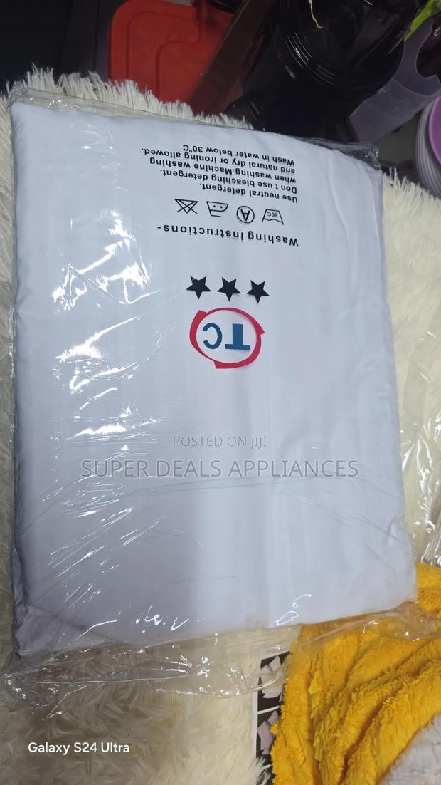 White Stripped Bedsheets