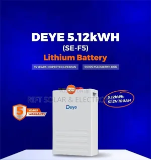 DEYE 5.12kwh - 48v Lithium Ion Battery BMS Compatible  All Inverters