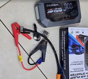 EUROMAX 12V Multifunctional Car Air Pump With Jump Starter 3000A Peak