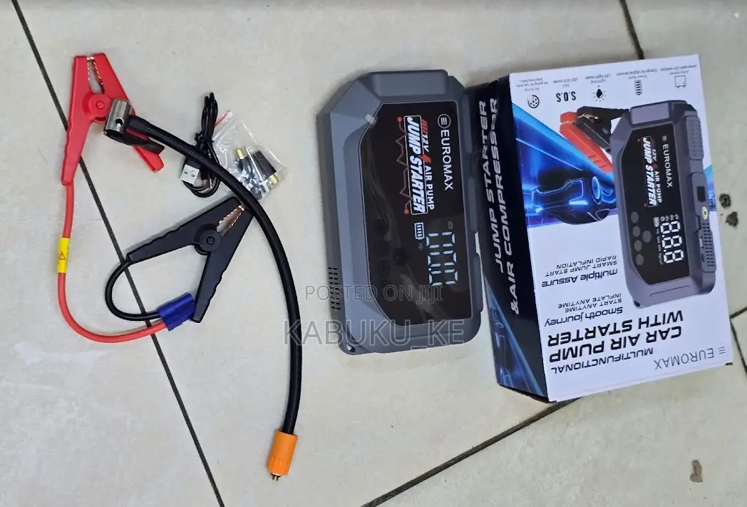 Euromax CAR JUMP STARTER With Car Air Pump