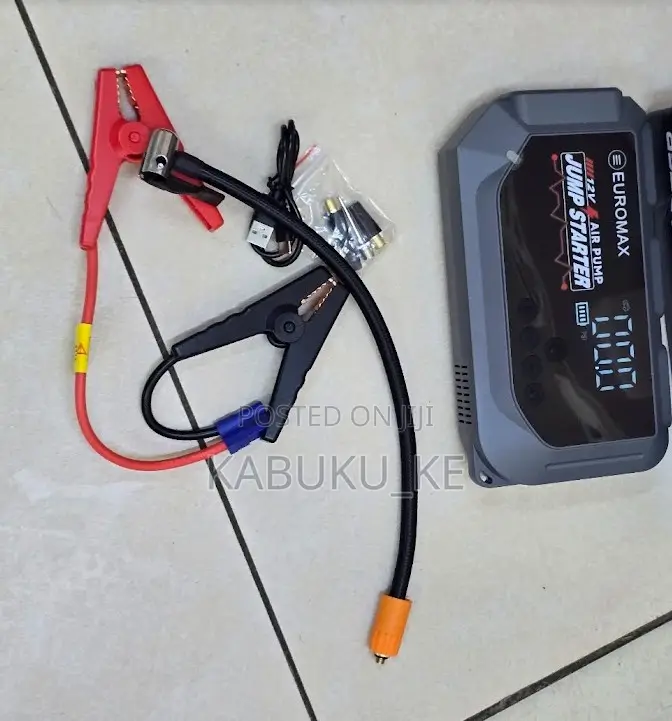 Euromax CAR JUMP STARTER With Car Air Pump