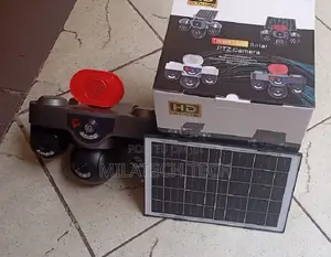 Triple Lens 4G Security Camera With Solar Panel & Alarm