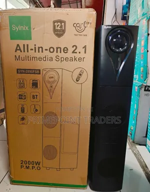 Syinix SYN2890FSB 2.1 Powerful Bass Speaker With LED Lights 🎶