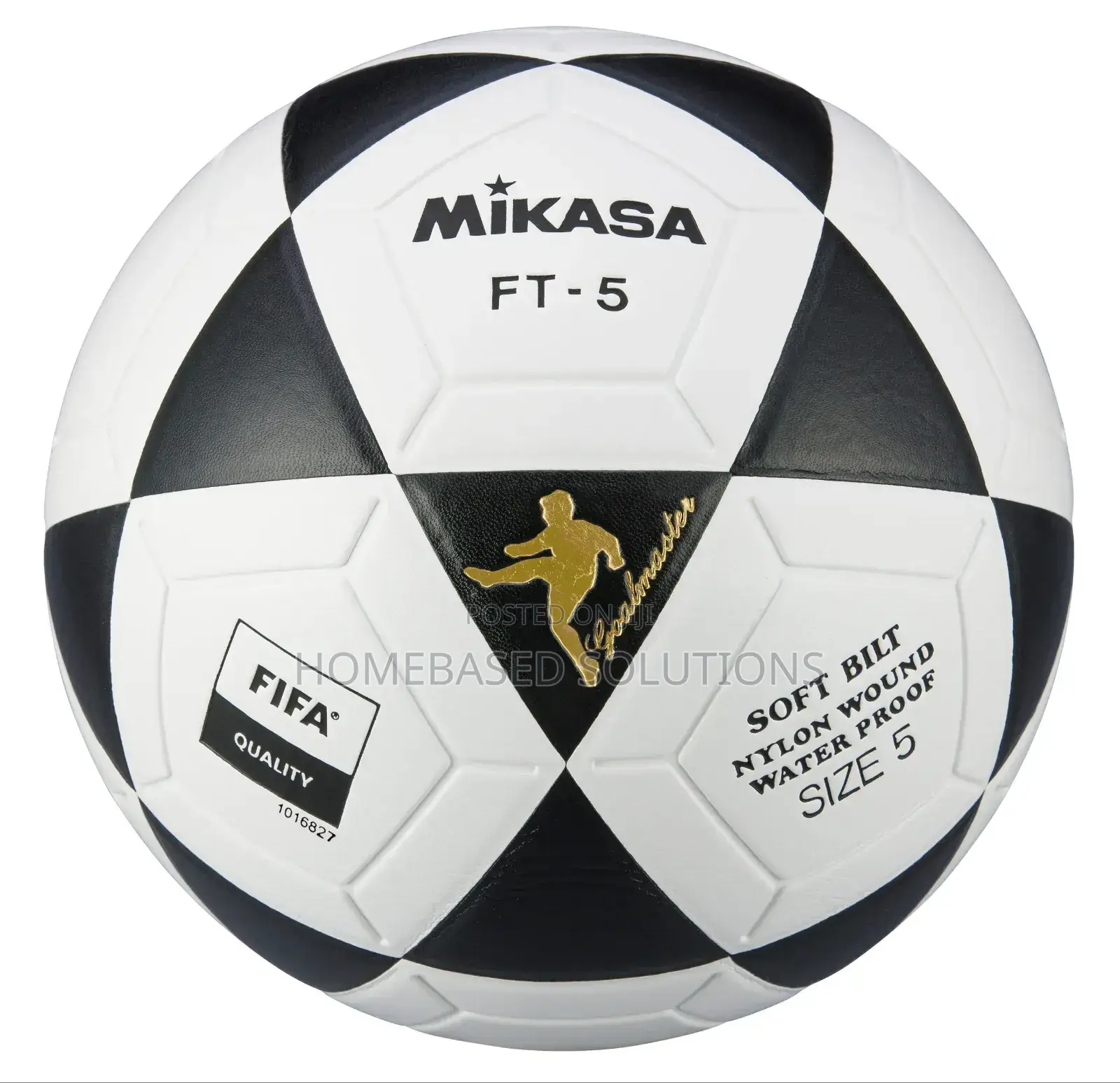 Black and White Mikasa Footballs Size 5