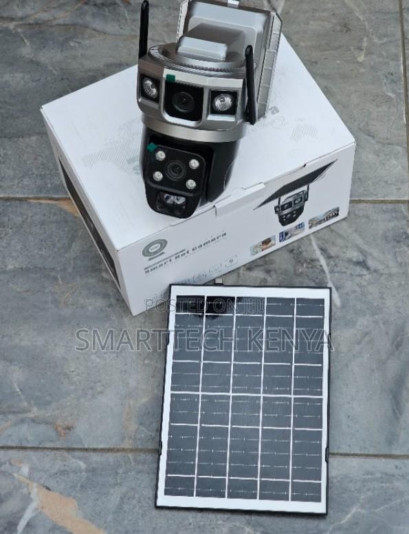 4G Solar CCTV Camera – Dual Lens, PTZ Night Vision
