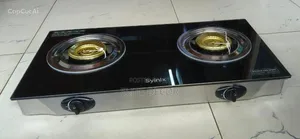 Syinix Table Top Double Burner Gas Stove –  Tempered Glass