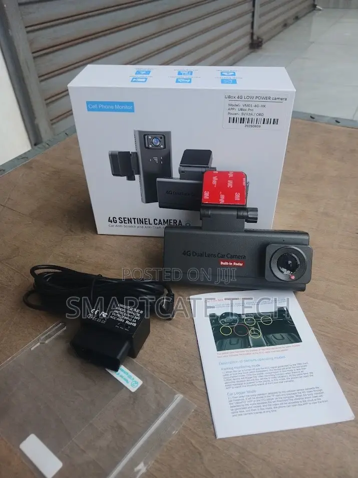 4G Dual Lens Dash Cam – GPS Tracking, Night Vision & Remote Monitoring