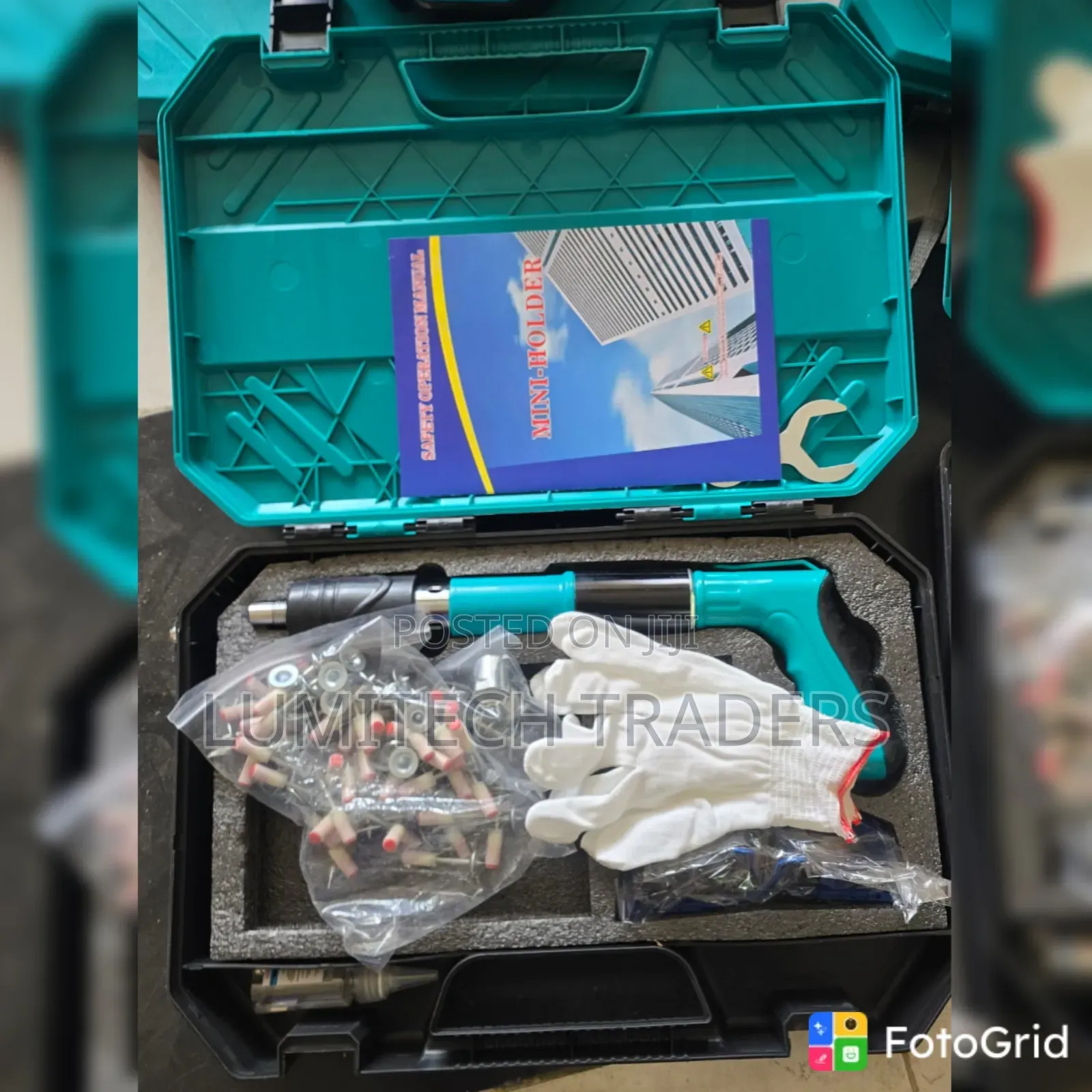 Concrete Nail Gun With 100pcs Nails