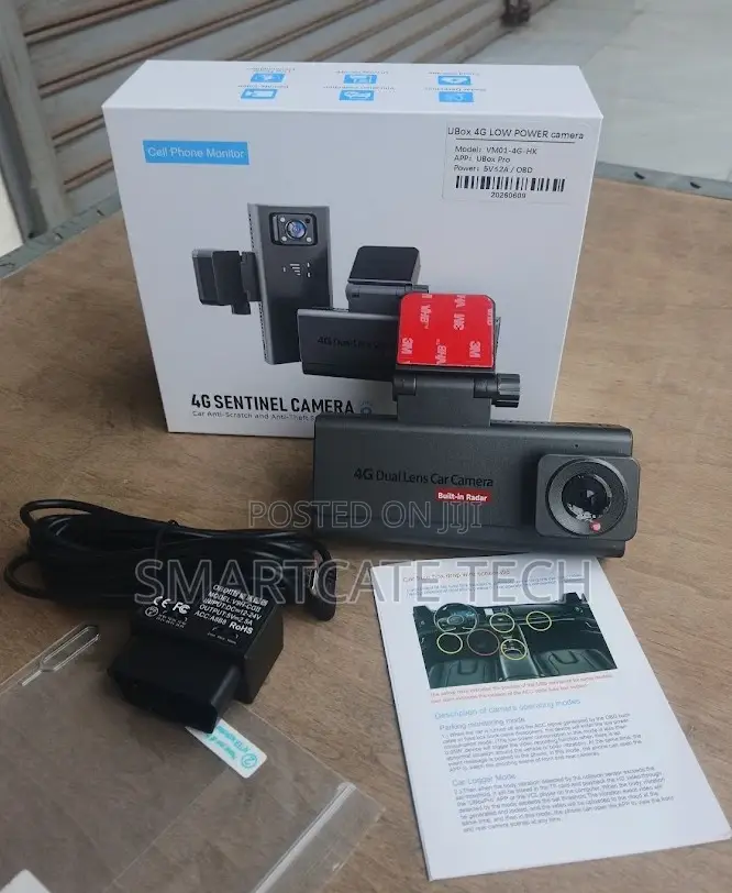 4G Dual Lens Dash Cam – GPS Tracking, Night Vision & Remote Monitoring