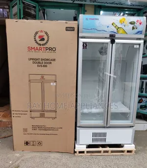 Smartpro Upright Showcase Side by Side Fridge SVS600 450Litres