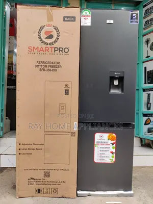 280litres Smartpro Fridge Defrost 350DBL Bottom Freezer With Dispenser
