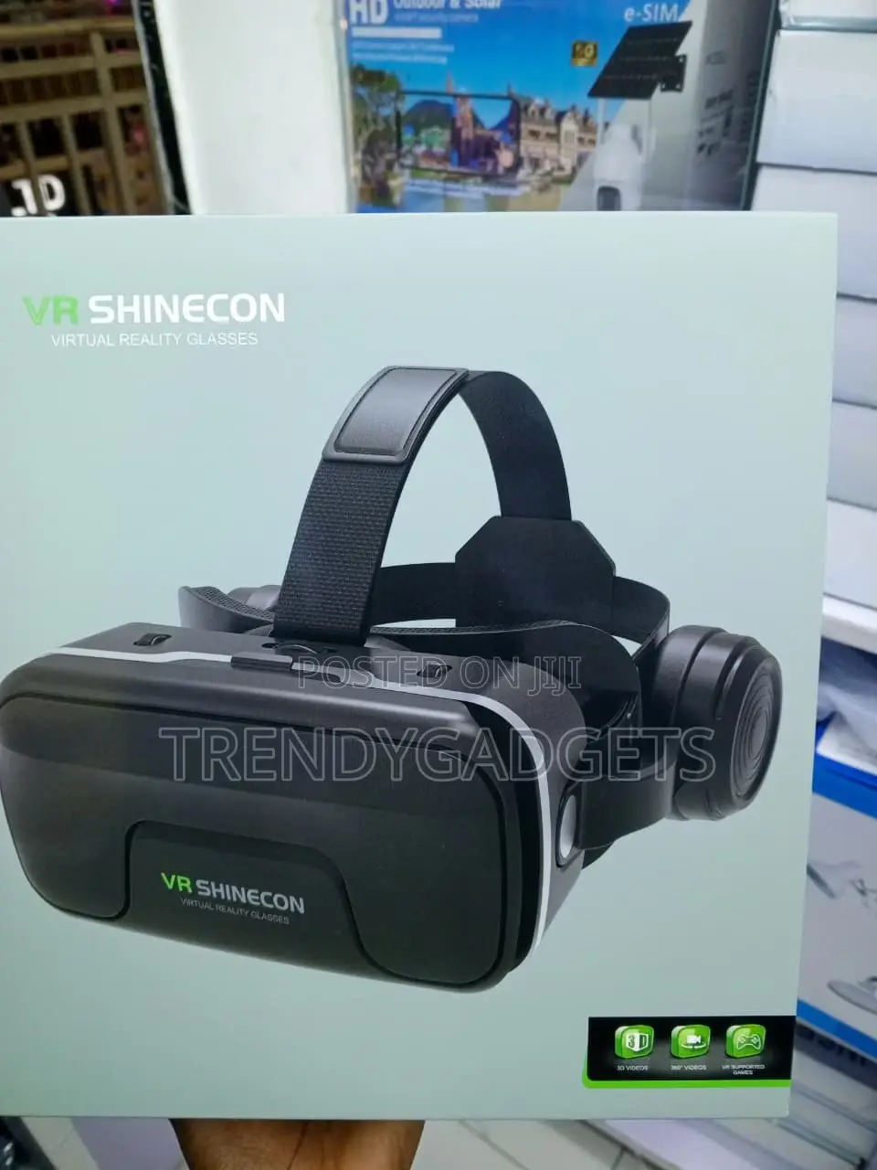Shinecon VR Headset for Android iPhone, 3D Gaming & Movies