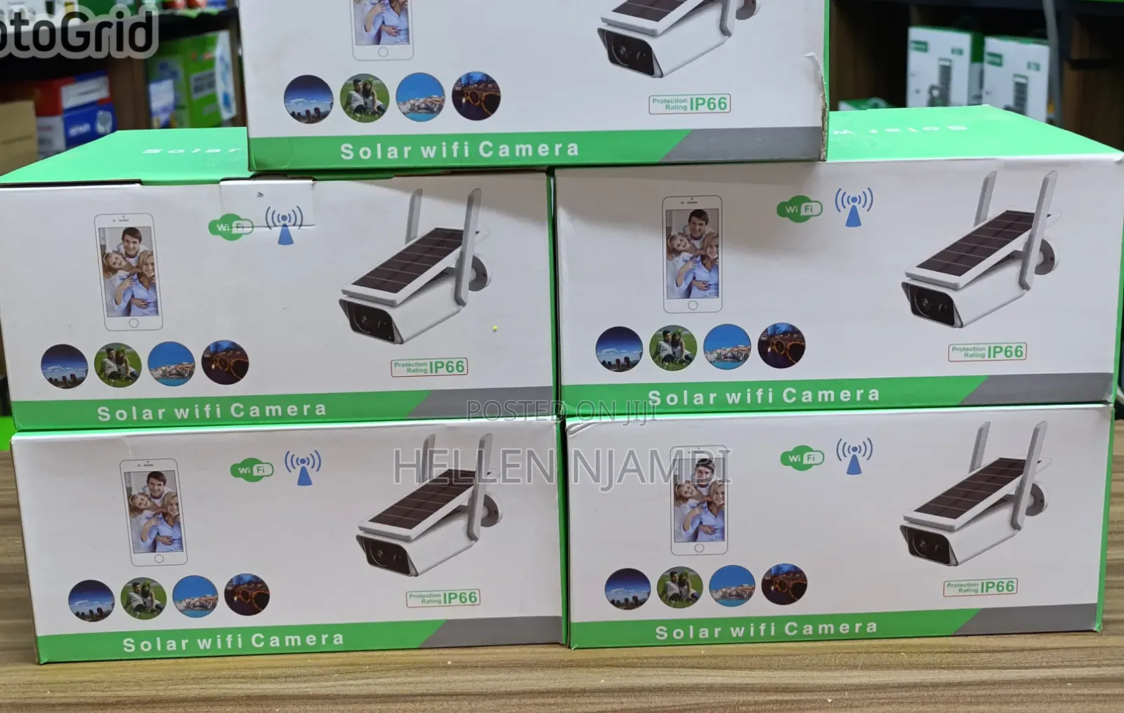 Solar Powered WiFi Bullet CCTV Camera