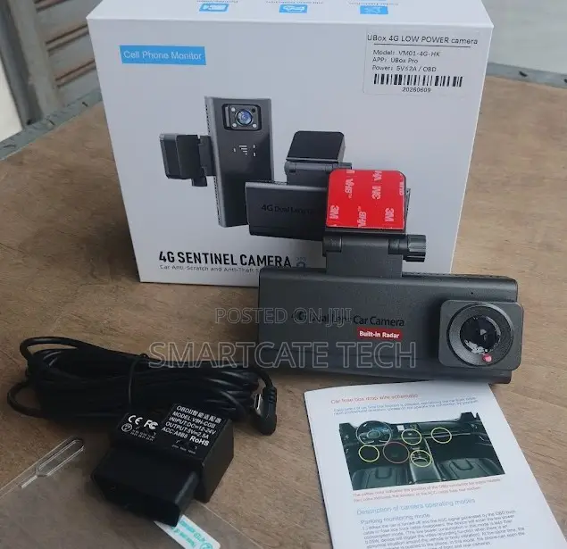 4G Dual Camera Dash Cam – Front & Rear Recording With GPS