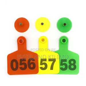Medium Livestock Identification Ear Tags - Numbered