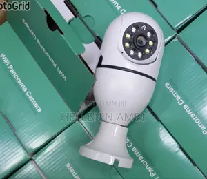 WiFi PTZ 3600 Rotating CCTV Camera Bulb