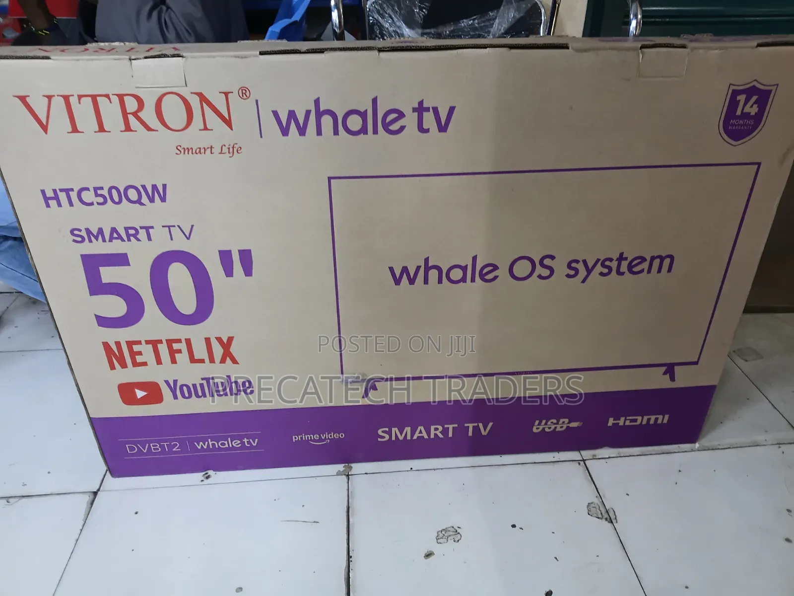 Vitron 50 Inch Smart TV – HTC50QN Whale OS