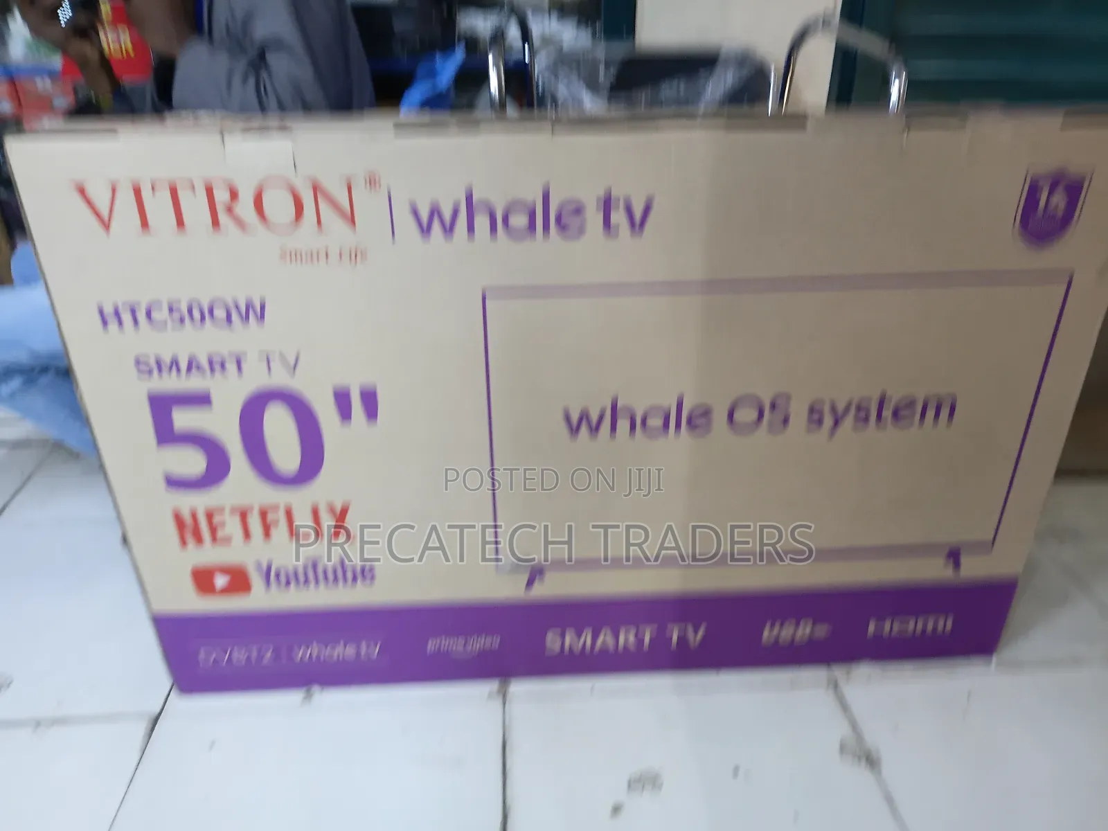Vitron 50 Inch Smart TV – HTC50QN Whale OS