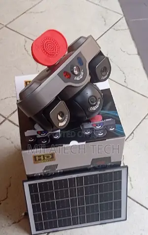 Triple Lens 4G Solar Surveillance Camera With Alarm