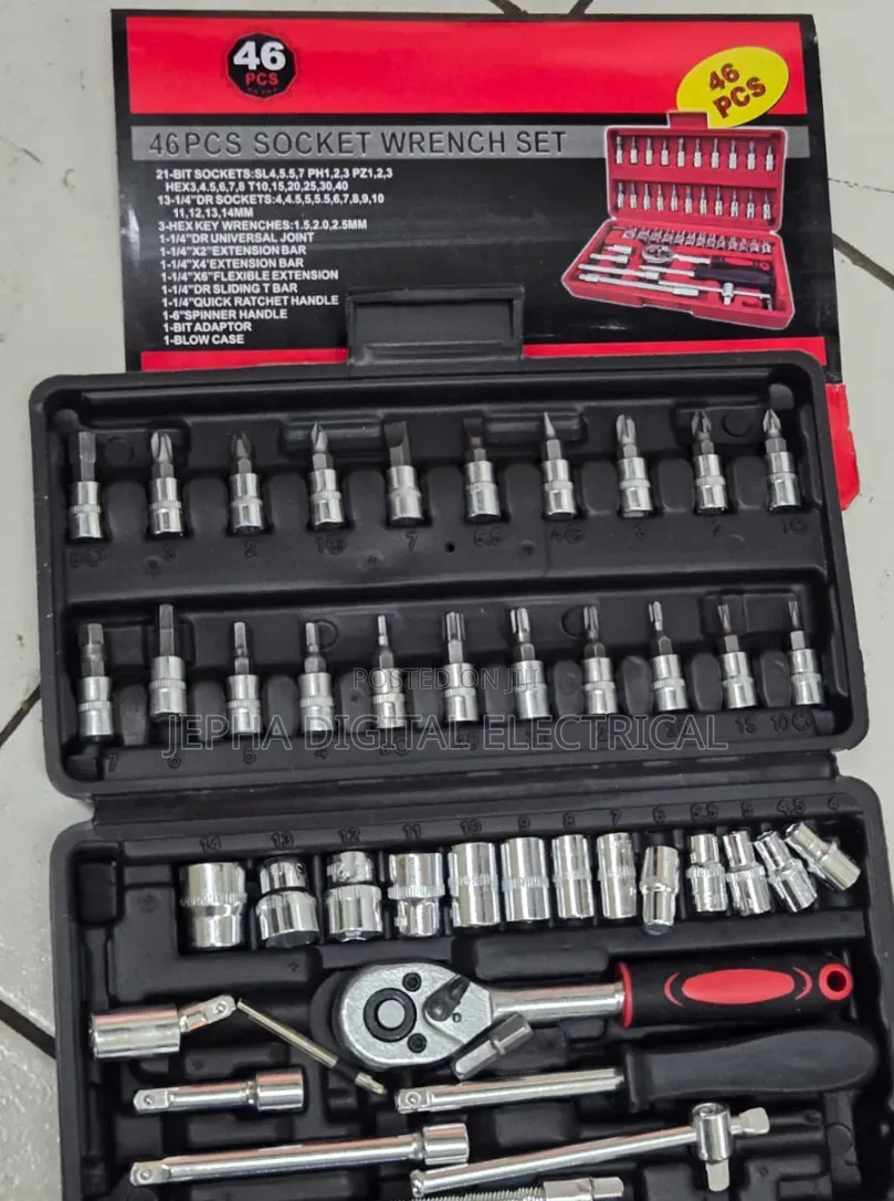 46pcs Socket Wrench Set