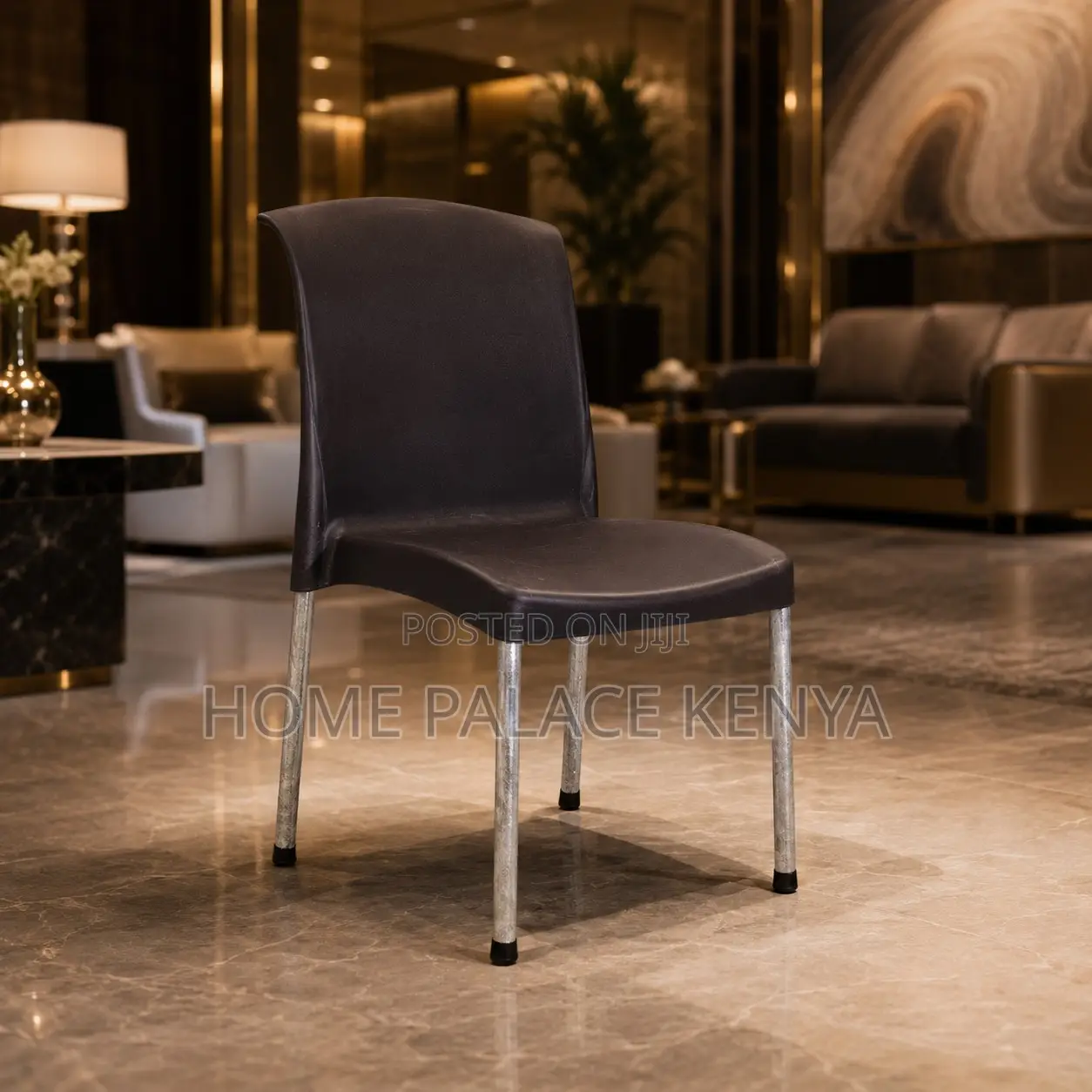 Dining Chair; Strong Stackable Plastic Dining Chair for Home