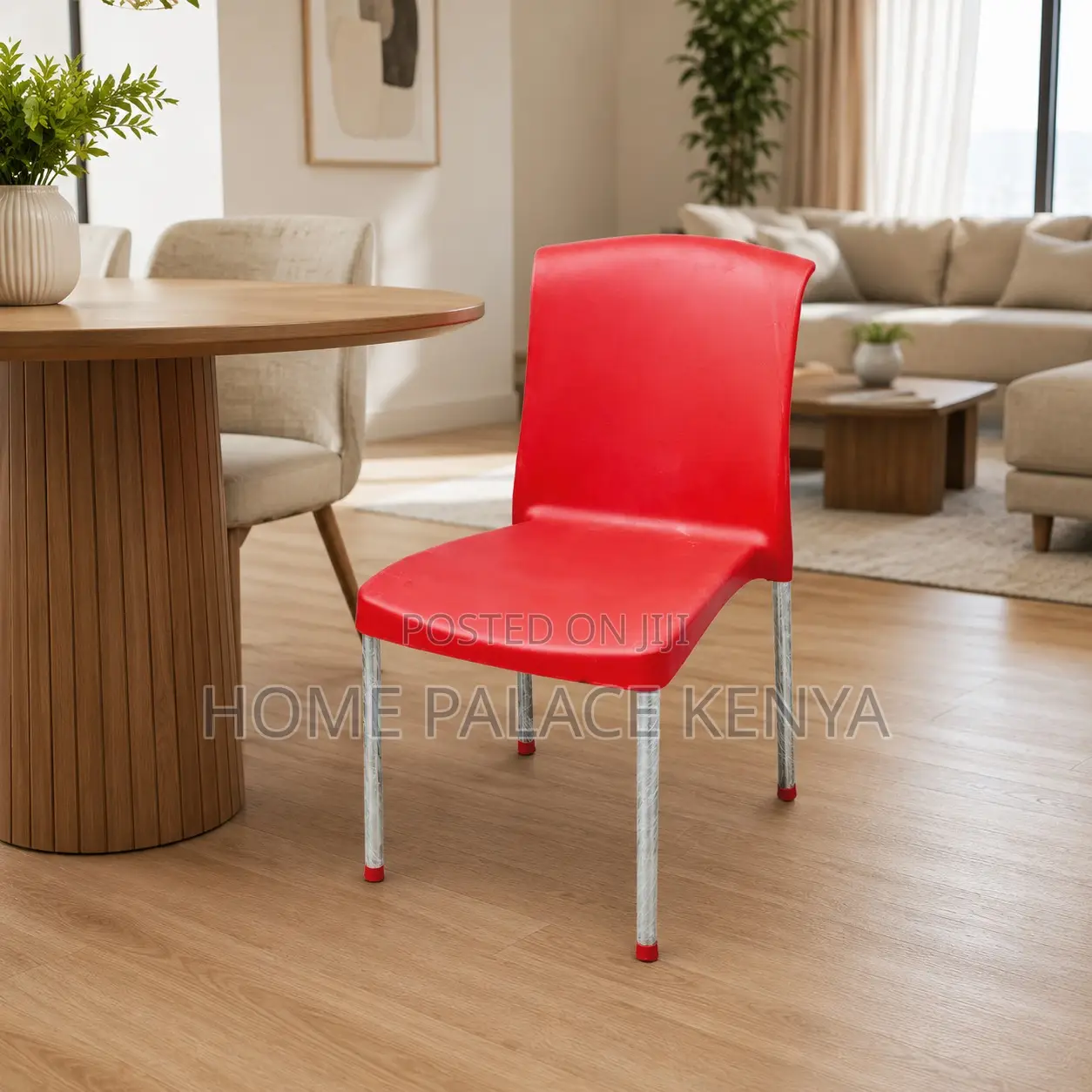 Dining Chair; Strong Stackable Plastic Dining Chair for Home