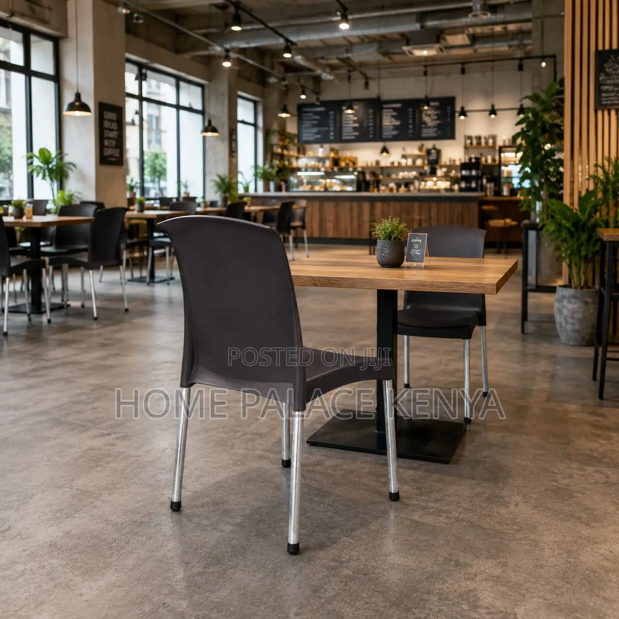 Dining Chair; Strong Stackable Plastic Dining Chair for Home