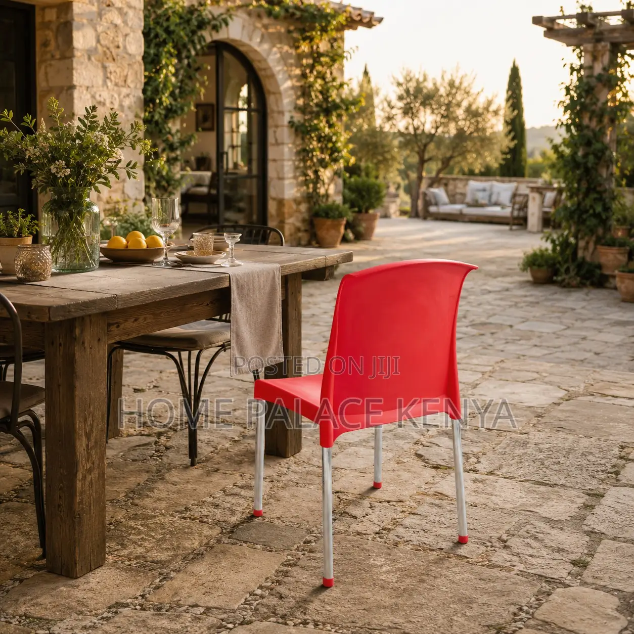 Dining Chair; Strong Stackable Plastic Dining Chair for Home
