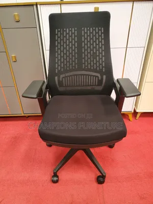 Ergonomic Office Chair With T-Armrests