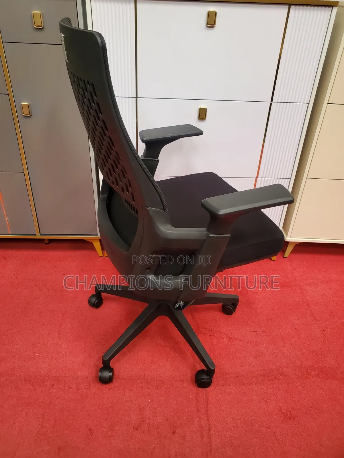 Ergonomic Office Chair With T-Armrests